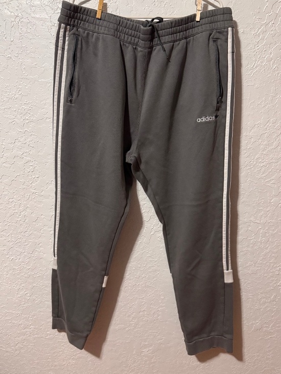 Adidas Sereno 3-Stripes men’s athletic pants.  Size  2XL - Picture 1 of 5
